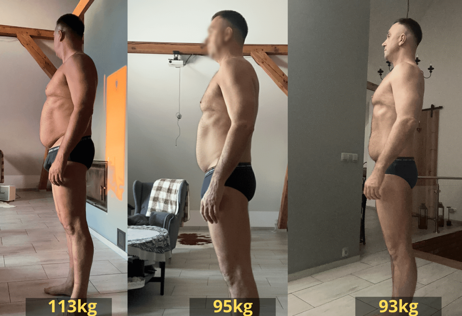 Łukasz - transformacja -13 kg